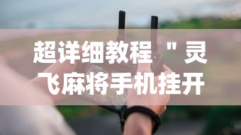 超详细教程 ＂灵飞麻将手机挂开挂怎么开”辅助挂下载”(最新开挂教程)