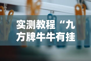 实测教程“九方牌牛牛有挂吗”详细分享装挂步骤