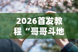2026首发教程“哥哥斗地主透视”科技辅助神器手机